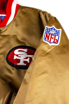 Vintage San Francisco 49ers Satin Starter Bomber Jacket (1980s)