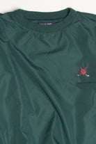 Green Polo By Ralph Lauren Pullover Golf Jacket