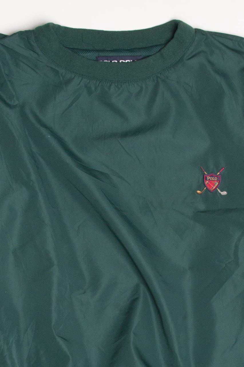 Green Polo By Ralph Lauren Pullover Golf Jacket