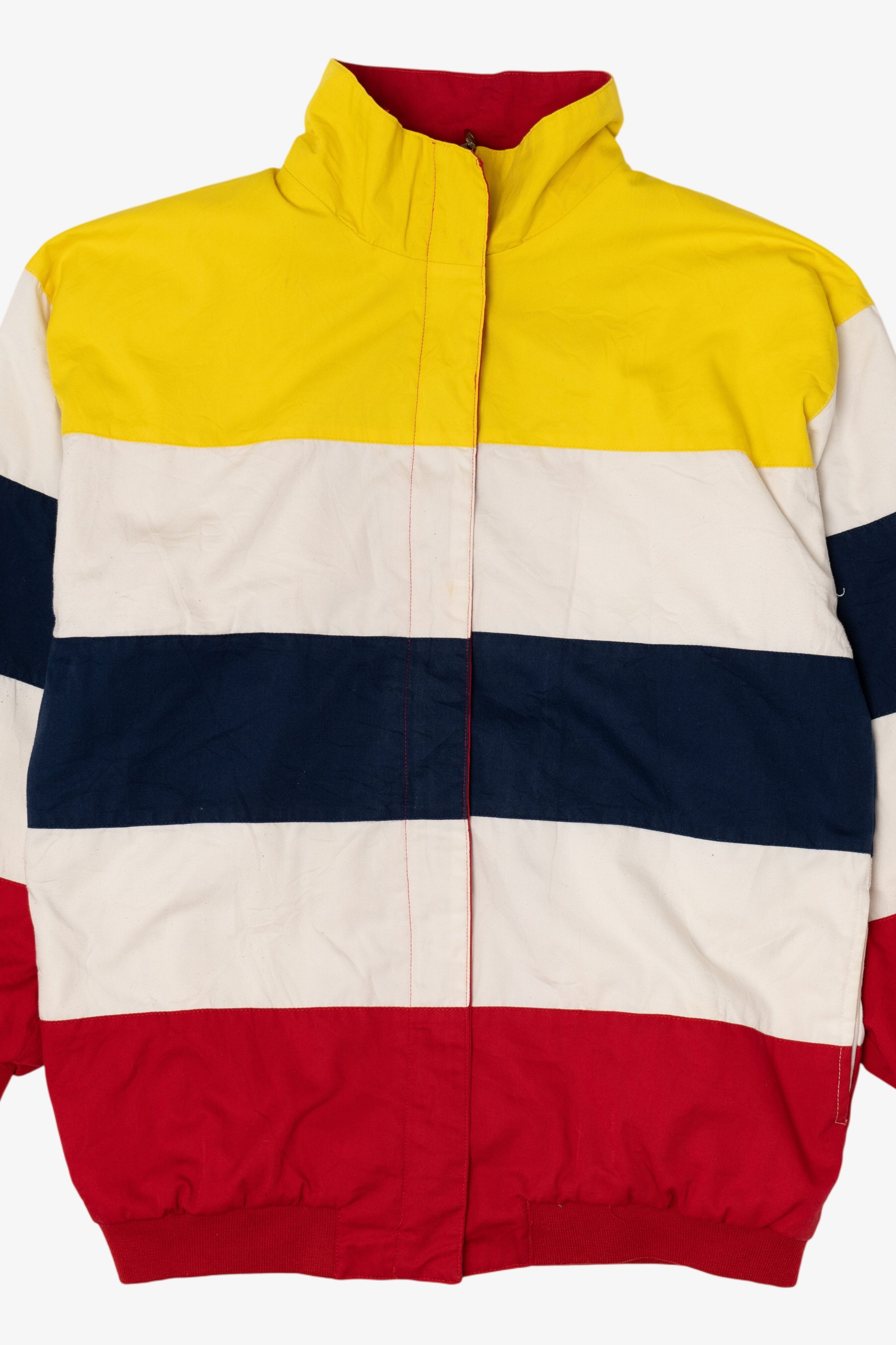 Vintage Color Block Janeve Bomber Jacket (1990s)