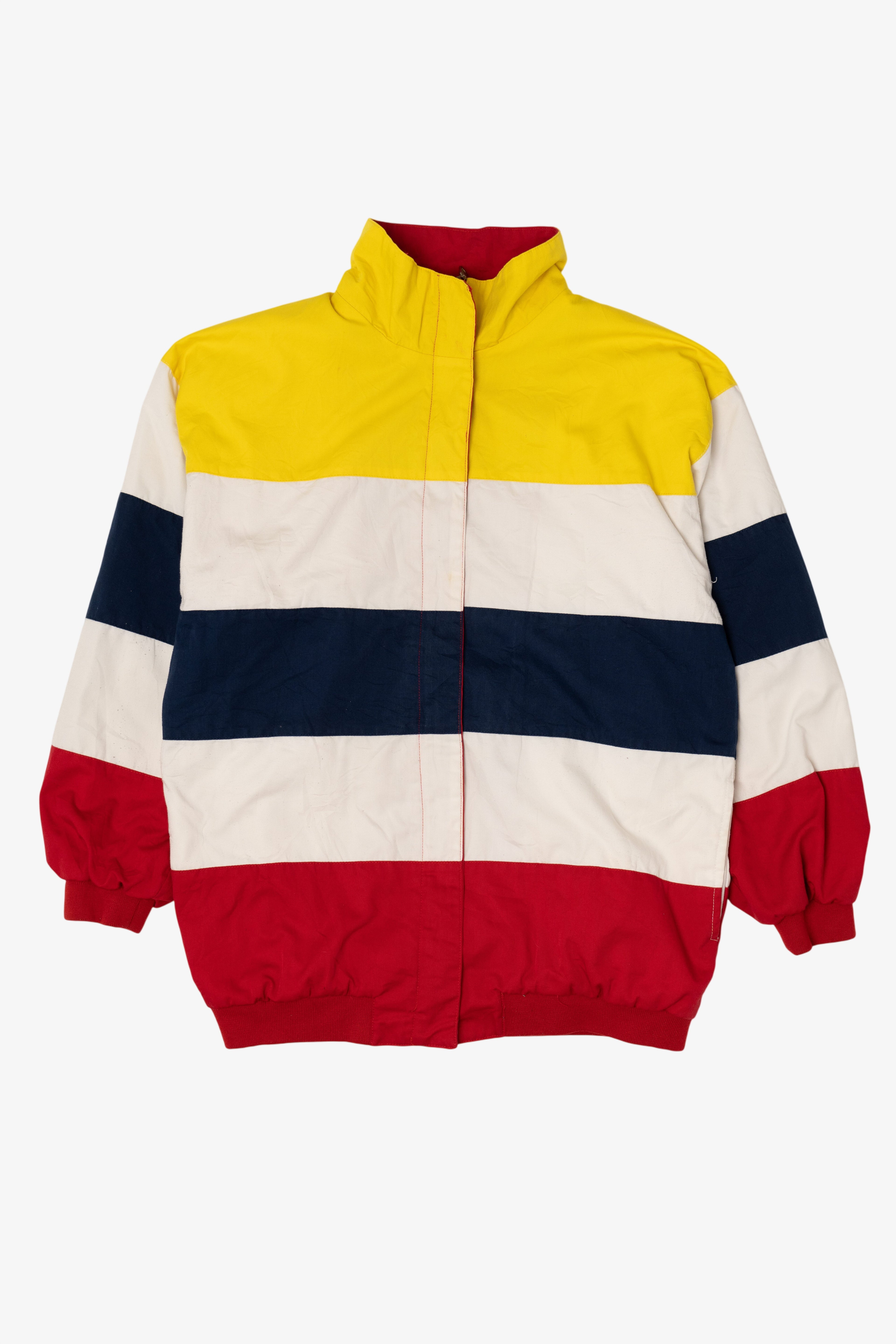 Vintage Color Block Janeve Bomber Jacket (1990s)