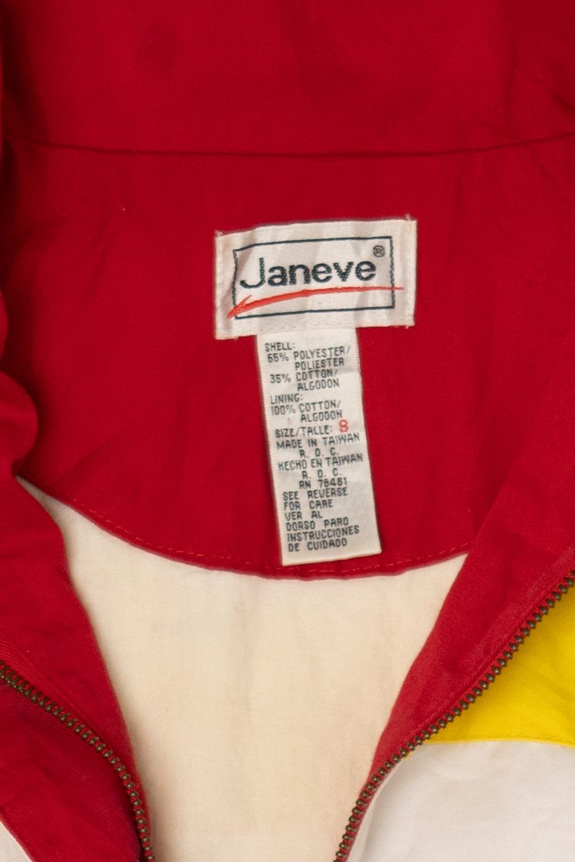 Vintage Color Block Janeve Bomber Jacket (1990s)