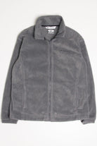 Grey Columbia Fleece Zip Up Jacket