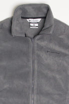 Grey Columbia Fleece Zip Up Jacket