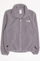 Grey North Face Fleece Zip Up Jacket 1