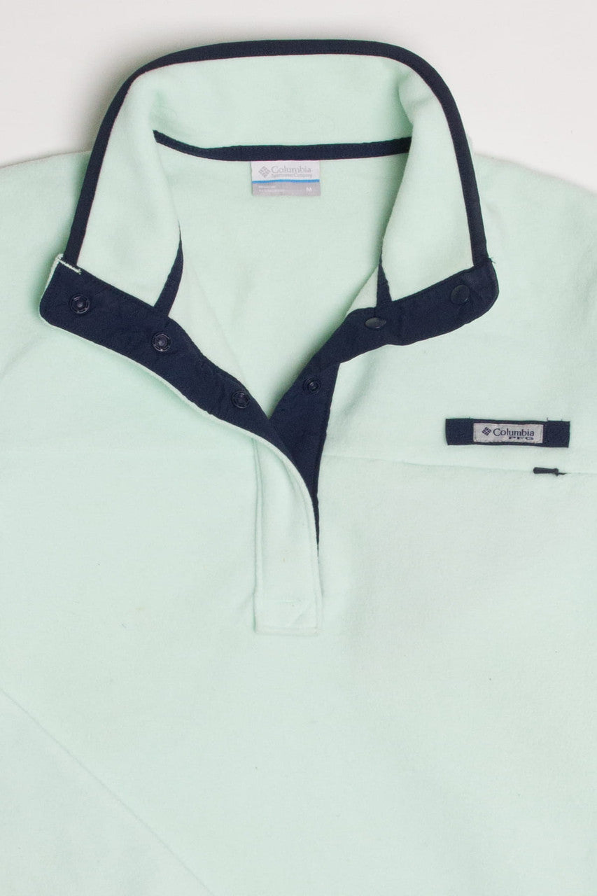 Mint Columbia Fleece Pullover
