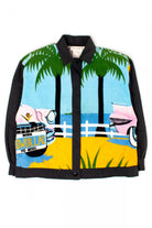Vintage 'Cowdillac Born To Moo!' Terry Cloth Lightweight Jacket (1990s)