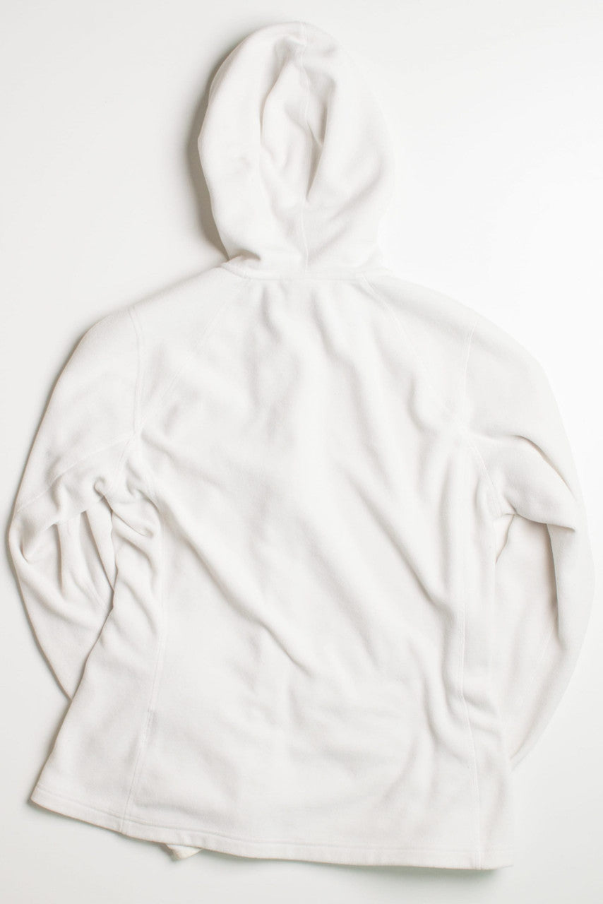 Hooded White North Face Lightweight Jacket