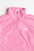 Pink North Face Quarter Zip Lightweight Jacket