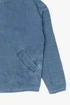 Vintage Blue Excuse Quilted Denim Jacket (1990s)