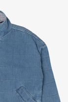 Vintage Blue Excuse Quilted Denim Jacket (1990s)
