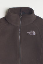 Brown Fleece North Face Lightweight Jacket