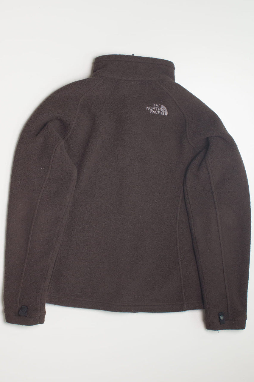 Brown Fleece North Face Lightweight Jacket