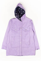 Vintage Lavender Ducks Rain Jacket
