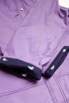 Vintage Lavender Ducks Rain Jacket