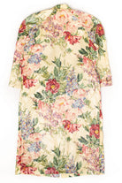 Vintage Floral Trench Rain Coat