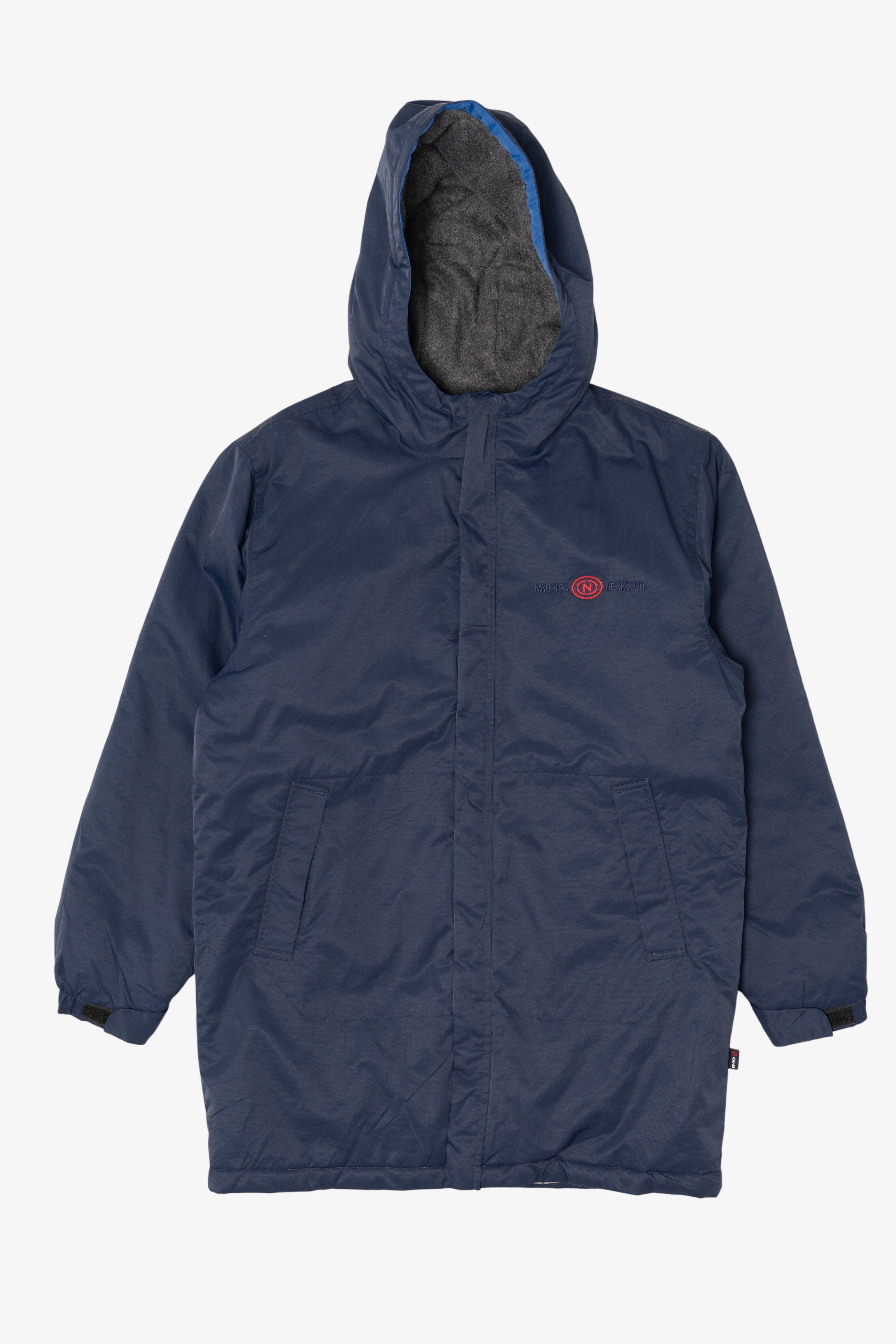 Vintage Navy Blue Nautica Jeans Hooded Jacket (2000s)