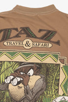 Vintage Taz Travel And Safari Looney Tunes T-Shirt (1990s)
