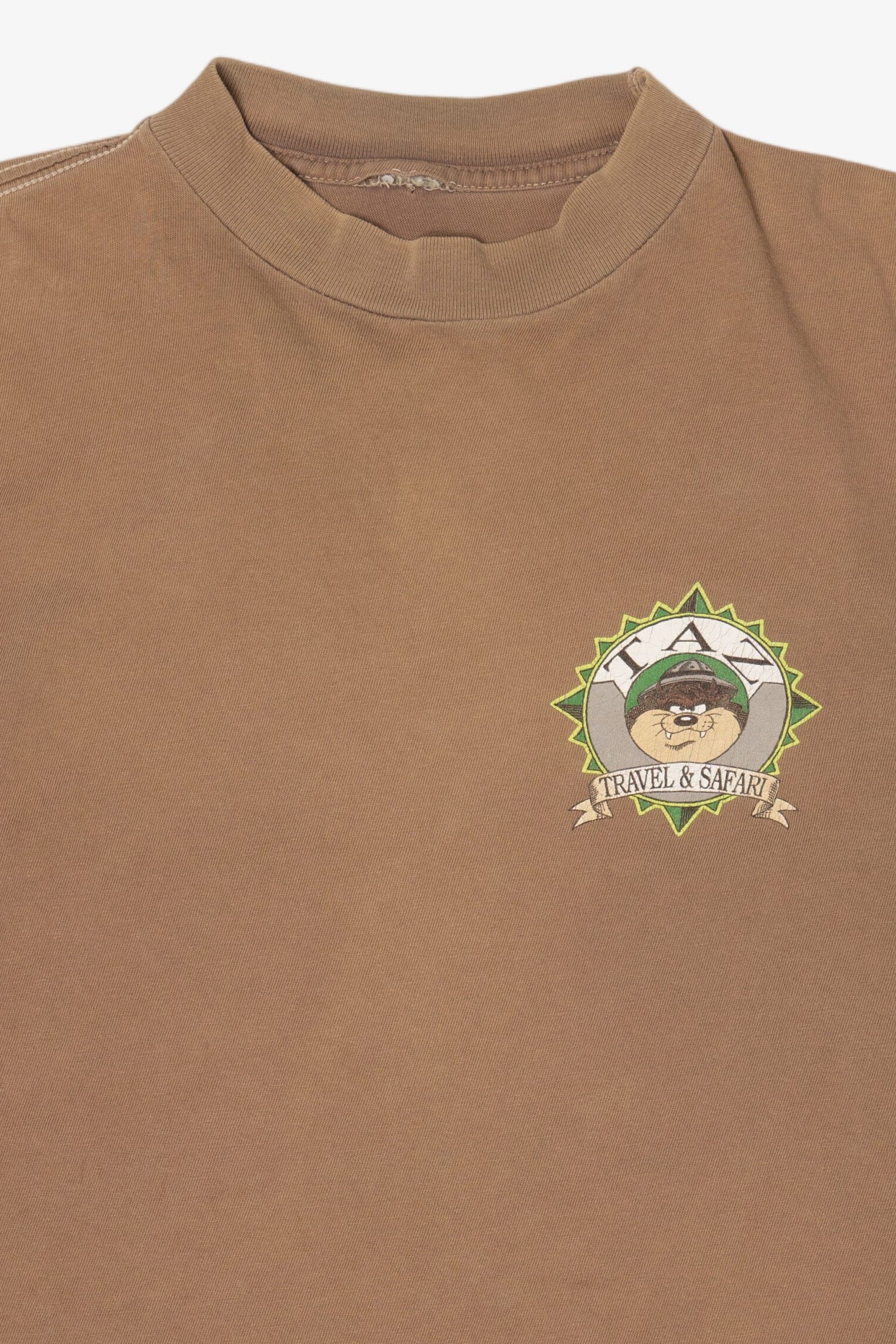 Vintage Taz Travel And Safari Looney Tunes T-Shirt (1990s)