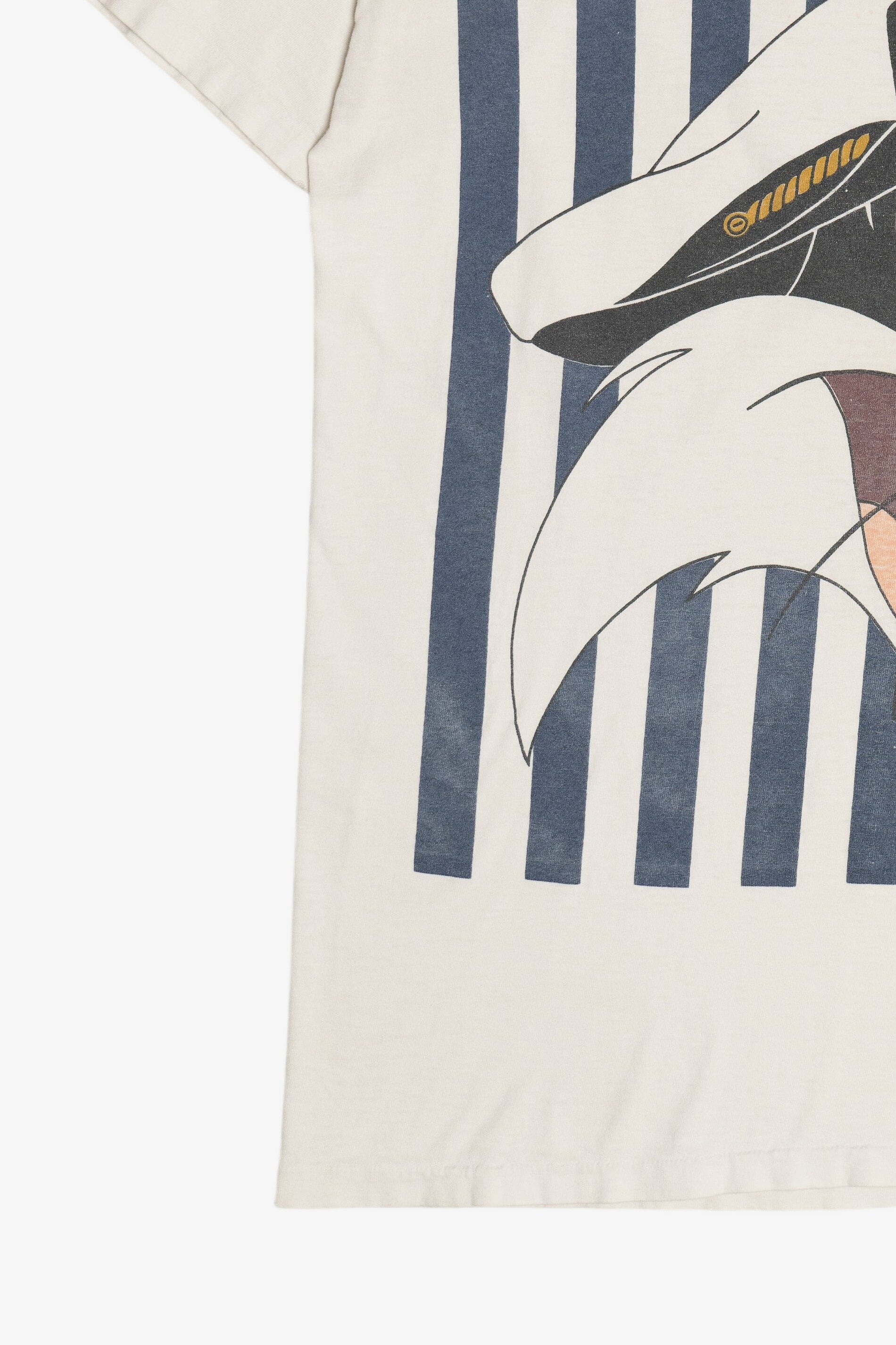 Vintage Distressed Sylvester Boat Captain Hat Looney Tunes T-Shirt (1990s)