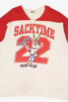 Vintage Distressed Bugs Bunny "Sacktime 22" Looney Tunes T-Shirt (1990s)