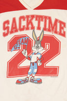 Vintage Distressed Bugs Bunny "Sacktime 22" Looney Tunes T-Shirt (1990s)