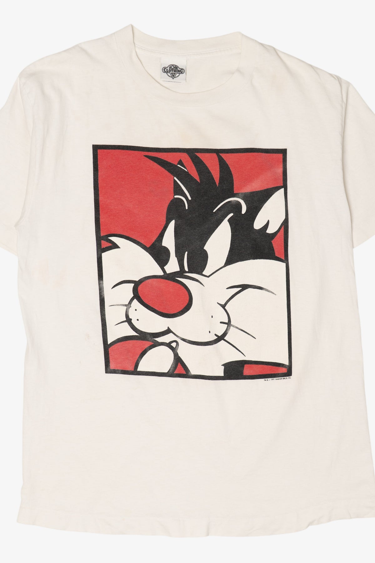 Vintage Slyvester The Cat Looney Tunes Single Stitch T-Shirt (1990s)
