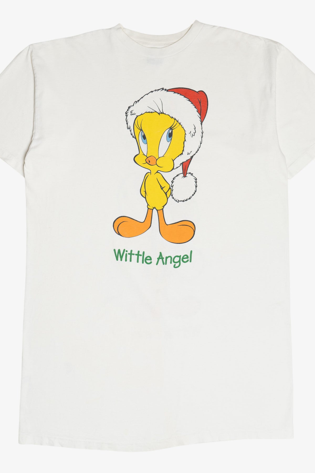 Vintage Tweety Bird "Wittle Angel" Devil" Extra Long Sleep T-Shirt (1990s)