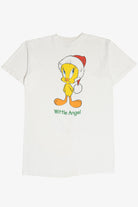 Vintage Tweety Bird "Wittle Angel" Devil" Extra Long Sleep T-Shirt (1990s)