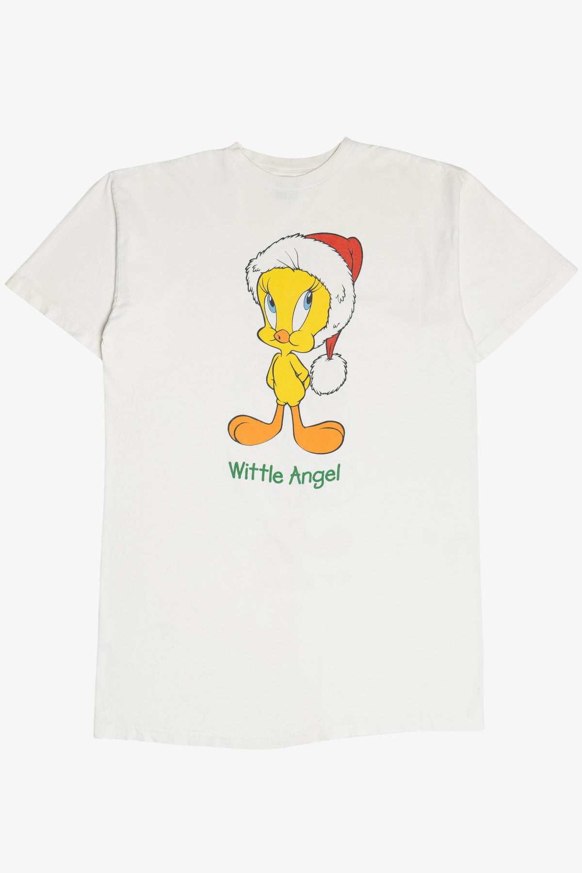 Vintage Tweety Bird "Wittle Angel" Devil" Extra Long Sleep T-Shirt (1990s)
