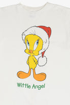 Vintage Tweety Bird "Wittle Angel" Devil" Extra Long Sleep T-Shirt (1990s)