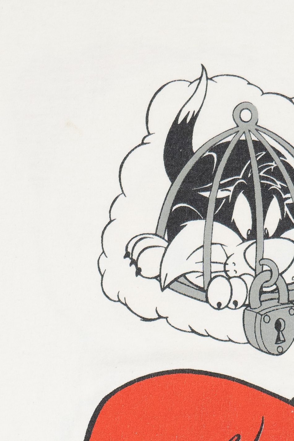 Vintage Tweety Bird "Wittle Angel" Devil" Extra Long Sleep T-Shirt (1990s)