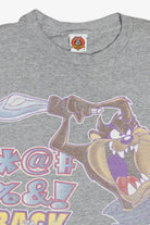 Vintage Taz "Back Off" Looney Tunes Distressed T-Shirt (2000s)