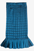 Vintage Mashiah Iridescent Peplum Hem Maxi Skirt Bottom (2000s)