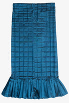 Vintage Mashiah Iridescent Peplum Hem Maxi Skirt Bottom (2000s)