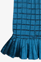 Vintage Mashiah Iridescent Peplum Hem Maxi Skirt Bottom (2000s)