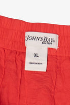 Vintage Red St. John's Bay Tiered lace Trim Skirt (1990s)