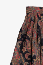 Vintage Paisley Maxi Skirt (1980s)