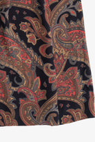 Vintage Paisley Maxi Skirt (1980s)