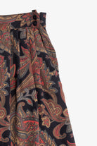 Vintage Paisley Maxi Skirt (1980s)