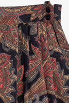 Vintage Paisley Maxi Skirt (1980s)