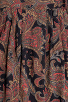 Vintage Paisley Maxi Skirt (1980s)