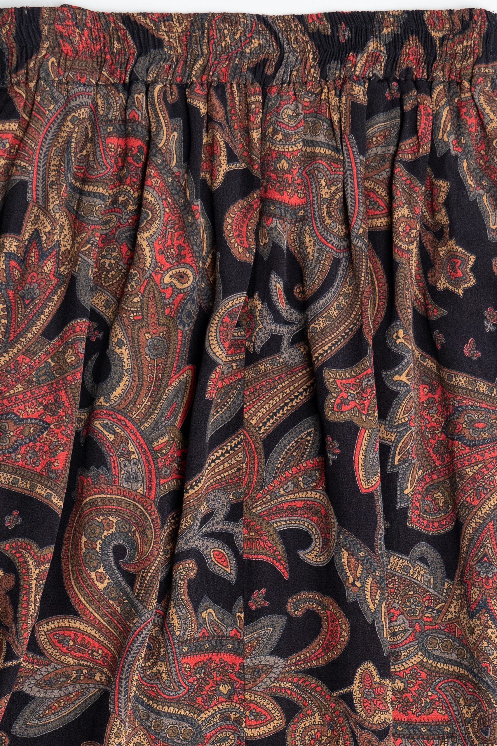 Vintage Paisley Maxi Skirt (1980s)