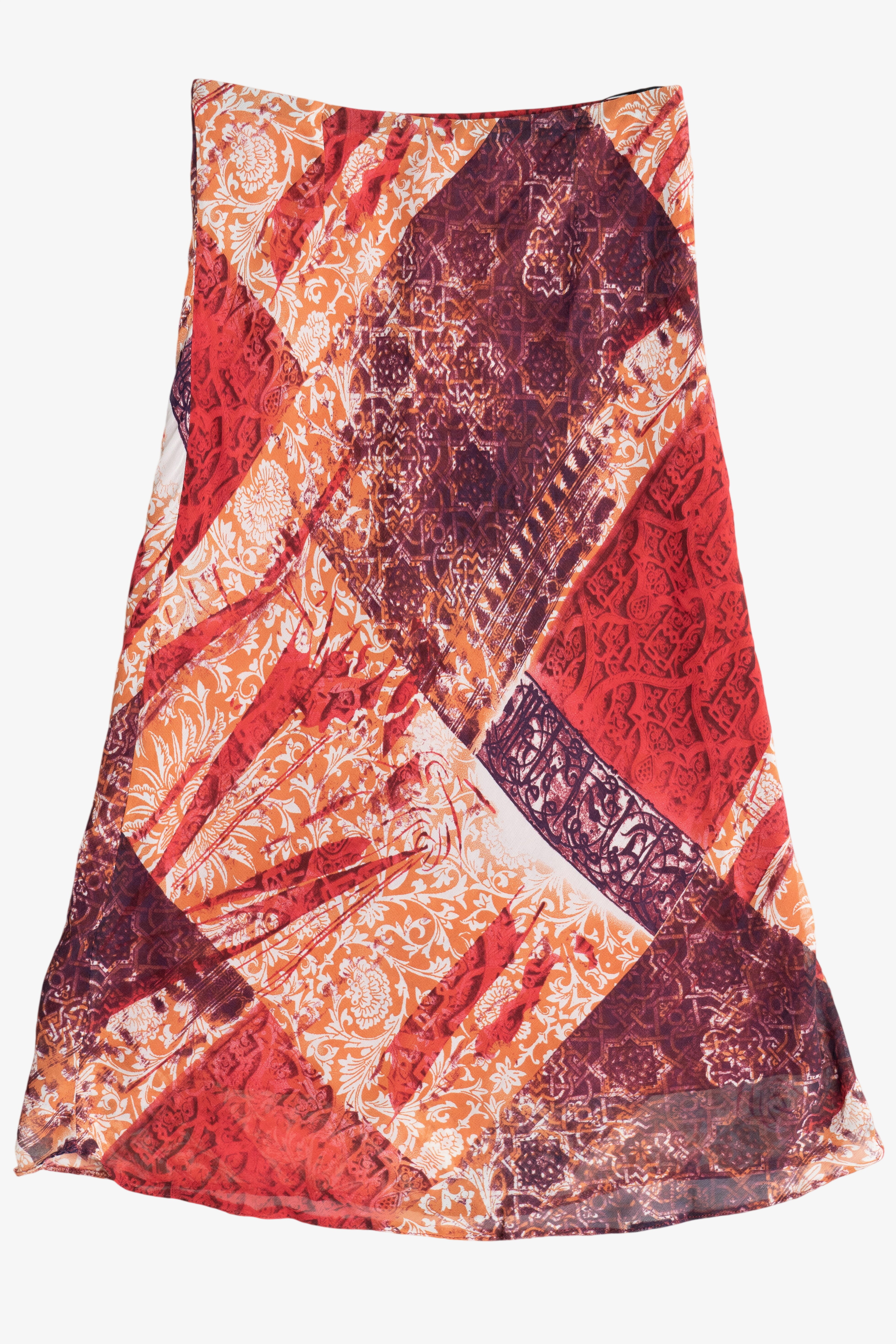 Vintage Gianni Rodini Mesh Lined Maxi Skirt (1990s)