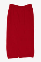 Vintage Red Priscilla Midi Pencil Skirt (1980s)