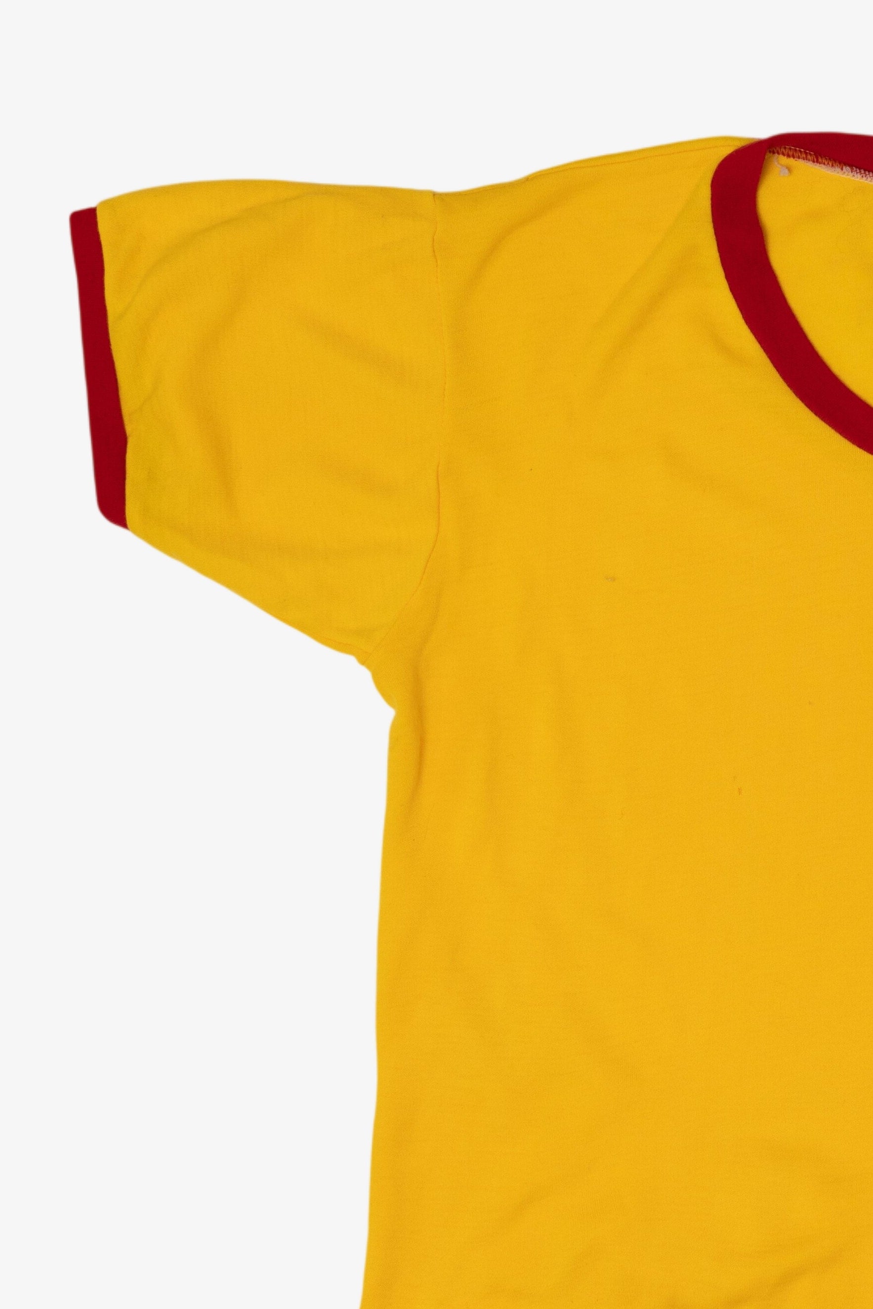 Vintage Yellow Republic Of Korea Marine Corp Ringer T-Shirt (1980s)