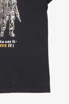 Vintage Vietnam Soldiers "Its One Thing To Say It" Black T-Shirt (1990s)