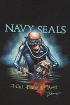 Vintage Navy Seals "A Cut Above The Rest" Skeleton T-Shirt (1980s)