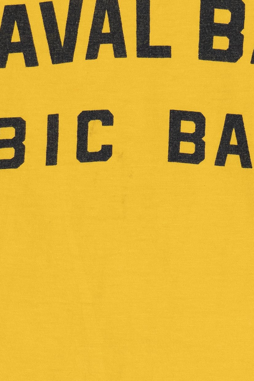 Vintage "US Naval Base Subic Bay" Crop Top T-Shirt (1990s)