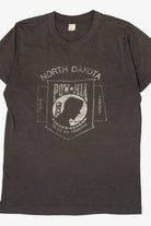 Vintage Brown North Dakota POW/MIA T-Shirt (1980s)